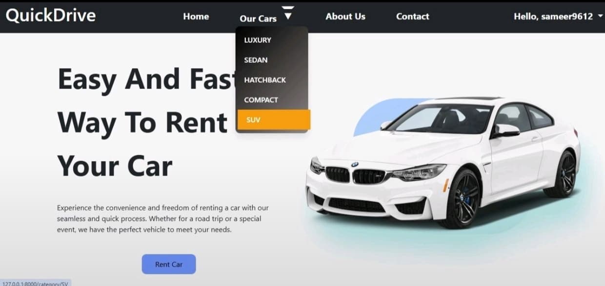 Car Rental Website